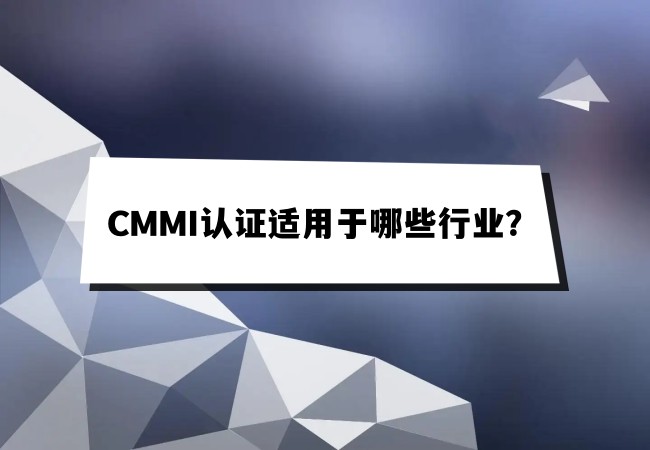 ​CMMI认证适用于哪些行业？-海南领汇国际(图1)